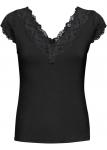 Кружевная рубашка Bodyflirt Boutique, черный - фото