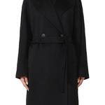 WEEKEND MaxMara Женское черное пальто Black - фото 6