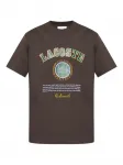 Футболка с принтом Lacoste, коричневый - фото