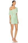 Мини-платье Vivian Afrm, mint ditsy - фото 3
