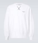 Хлопковый джерси свитшот с логотипом Givenchy, White - фото