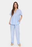 Брюки Saint Tropez SIGRIDSZ , Soft Chambray Shimmer Stripe/Blue - фото 2