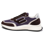 Кроссовки BALLY Lifestyle Shoes Men Low-top Brown, фиолетовый - фото