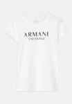 Футболка Armani Exchange Print T-shirt, Optic White/White - фото 6