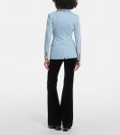 Джинсовый пиджак с вышивкой Etro, синий - фото 3