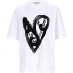 Футболка с принтом логотипа Acne Studios, белый - фото