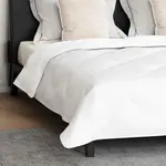 Зимнее одеяло с подушкой, 3 шт., белое, из микрофибры vidaXL - фото 6