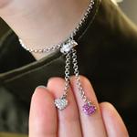 Браслет в форме губ Apm Monaco, серебро - фото 3