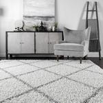 Ковер-Сетка Easy Shag Shanna Nuloom, серый, 244x305 см - фото 8