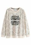 Толстовка Never Fully Dressed Sweatshirt, Cream Map Print/Beige - фото 4
