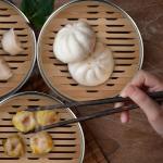 Бамбуковая пароварка, 2 уровня. Relaxdays, коричневый - фото 4