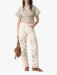 Поплиновая рубашка Gretchen в полоску rag & bone, Beige/White - фото 5