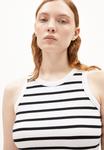 Топ ARMEDANGELS KANITAA STRIPES, White Black/White - фото 4