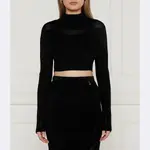 Укороченная блузка Patrizia Pepe, черный - фото