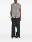 Maison Margiela шерстяной жилет карго, серый - фото 2