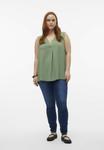 Топ VMELVA Vero Moda Curve, зеленый - фото 2