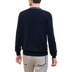 Трикотаж мужской темно-синий Hermes, темно-синий - фото