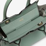 Сумка Milano Micro с двумя ручками Valextra, цвет Eucalyptus Green - фото 2