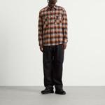 Рабочая рубашка из фланелевой ткани в клетку Frizmworks, Brown Sky - фото 4