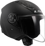 Шлем LS2 of616 airflow ii solid jet, Black Matt - фото 7