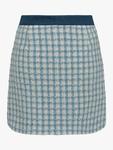 Мини-юбка Liberta Check A-VIEW, White/Blue - фото 4