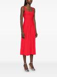 STAUD платье миди Ellison, красный - фото 3