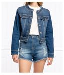 Куртка Twinset Actitude джинсовая с необработанным воротником, синий - фото