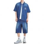 MLB Джинсовые шорты SS25 мужские blue - фото 3