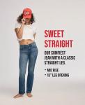 Женские милые прямые джинсы Lucky Brand, черный - фото 5