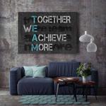 Картина на холсте Hustling Sharks T.E.A.M., черный - фото 2