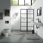 Коврик для ванной REDBEST Duschvorlage halbrund Frisco, цвет anthrazit hellgrau - фото 2