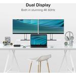 Док-станция Plugable 7-in-1 USB-C Dual HDMI Mini Docking Station - фото 4