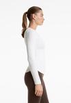 Топ OYSHO LONG SLEEVE RIB, Stone - фото 5