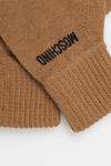 Перчатки с шерстью Moschino, коричневый - фото 2