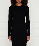 Шерстяной свитер вязать Regular fit Pinko, черный - фото