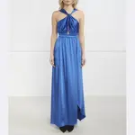 Гренландское платье Pinko, синий - фото