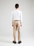 Тканевые брюки TOPMAN Regular Pleat-Front Pants, серый - фото 4