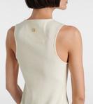 Хлопковое ребристое платье миди Givenchy, Natural - фото 5