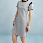 SS25 платье с короткими рукавами US Version женское Champion, серый - фото 11