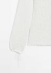 Джемпер Massimo Dutti BALLOON SLEEVE WITH BOWS, White - фото 7