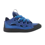 Кроссовки Lanvin Curb Sneakers Metallic - Majorelle Blue, синий - фото