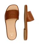 Кожаные тапочки много Aigner, коричневый - фото 4