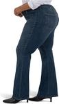 Джинсы KUT from the Kloth Women's Plus Ana High Rise Flare With Patch Pockets Regular Hem, Deductive - фото 3