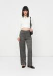 Брюки ONLY ONLFINE WIDE PANT BOX, Seal Brown/Dark Brown - фото 2