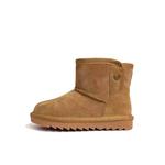 Теплые детские ботинки с низким голенищем HDJ, Chestnut - фото