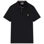 Поло Lyle & Scott Contour Placket, черный - фото 3