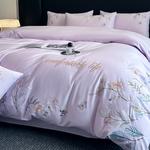 LUOLAI HOME Комплект постельного белья, 150 см, 4 предмета - фото 3