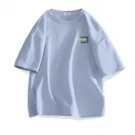 Футболка унисекс HUANQIU, черная (с логотипом "Мечтательный пузырь" на груди) - фото 6