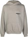 FEAR OF GOD ESSENTIALS худи с логотипом, серый - фото