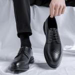 Черные туфли LUOMAIKE для мужчин - фото 2